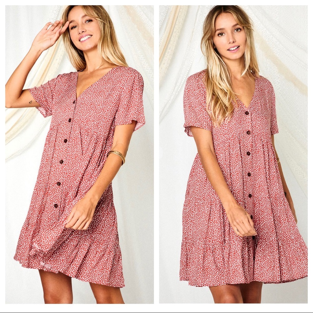 ✨LAST ONE✨Boho Chic floral Tiered dress - Picture 4 of 6